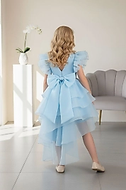 Kloş Kabarık Kuyruklu Ktkat Şifon Lüx Çocuk Abiye ABY229